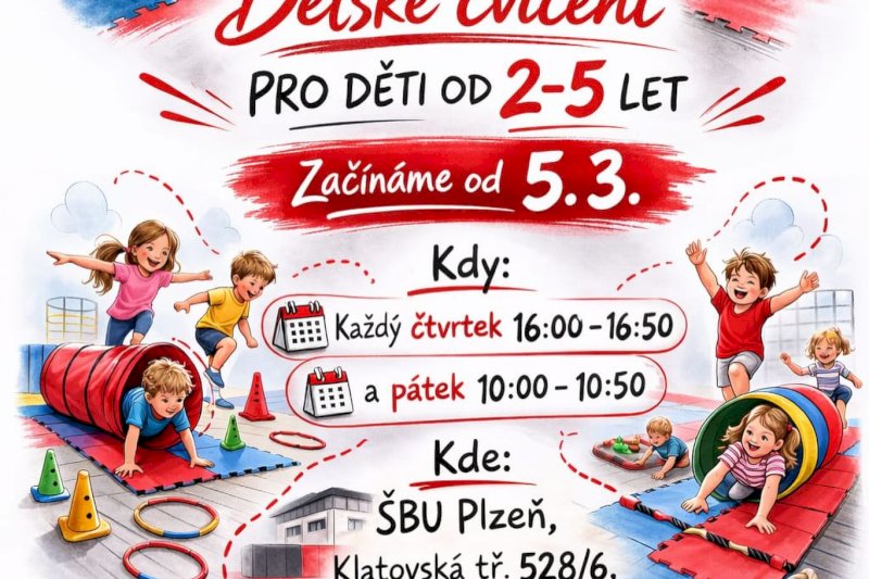 Dětské cvičení pro děti od 2 - 5 let